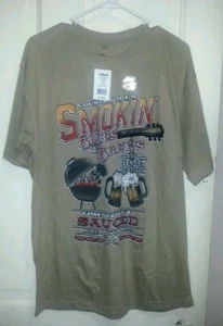 T SHIRT SHORT SLEEVE TIME TO GET SAUCED BLUE'S N' BREWS SIZE MEDIUM MEN NWT - Picture 1 of 6