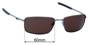 Lentes de repuesto para gafas de sol SFx se adaptan a Oakley Square Wire OO4075 - 60 mm de ancho - Imagen 1 de 31