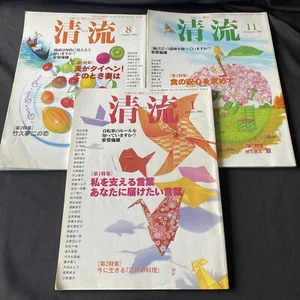 Japanese Magazine Books Seiryu Lot 3 Essay Brain Edo Life Zasshi 2007 清流 雑誌 人生 - Picture 1 of 12