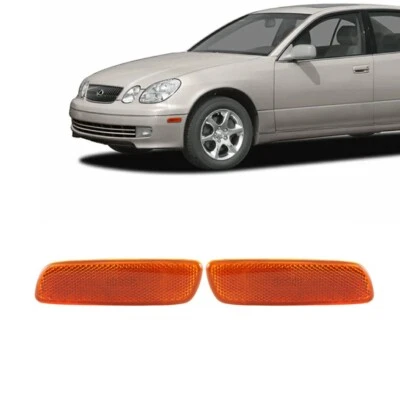 Par de luces de señalización laterales para conductor y pasajero LX2550103 para Lexus GS430 2001-2005 Foto 1 de 4