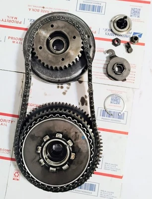 1995 Harley Davidson Clutch Hub Basket And Plates Sportster 1200 Evol. Assembly  Foto 1 de 4