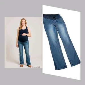 NWT OH! MAMMA SIZE M PULL ON MATERNITY 5 POCKETS JEANS T57 - Picture 1 of 8