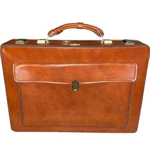 Maletín Airway Vintage Coñac Marrón Presto Combo Cerradura con Llaves Profesional - Imagen 1 de 11