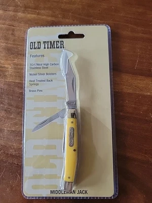 Schrade Old Timer Middleman Jack Pocket  Knife 330TYCP - Image 1 of 4