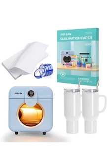 Mini Sublimation Oven Machine 12 L 110 V 1600 W Light Blue Heat Press Machine... - Picture 1 of 18