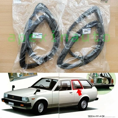 for TOYOTA Corolla KE76 KE70 van 2D side quarter window weatherstrip rubber seal - Изображение 1 из 4