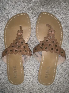 Sandalias planas de cuero Mixit - Imagen 1 de 5