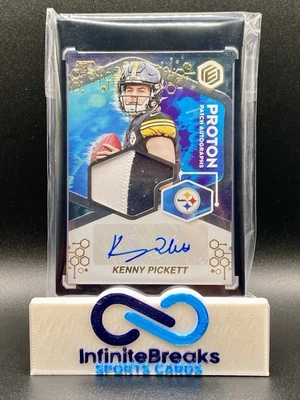 Kenny Pickett 2022 Panini Elements Proton RPA RC /25 Two-Tone Patch Auto PPA-KP - Image 1 of 2