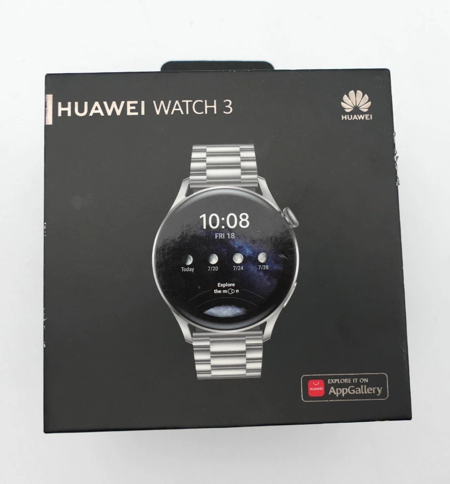 Huawei Watch 3 (GLL-AL04) Smartwatch Harmony OS Stainless Steel Strap - Bild 1 von 4