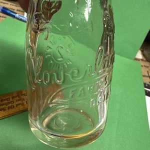 Very Old 1/4 Pint Milk Bottle Cloverland Farms Dairy Baltimore,Maryland - Picture 1 of 4