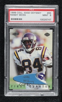 Collector's Edge Odyssey Randy Moss 1999 #85 PSA 9 como nuevo patio 0u6a Foto 1 de 3