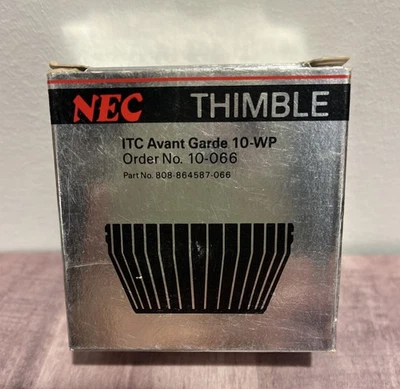 Impresora de rueda de margarita de impacto NEC Thimble ITC Avant Garde 10-WP 10-066 de colección nueva en stock Foto 1 de 4