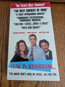TUNE IN TOMORROW- Barbara Hershey, Keanu Reeves, Peter Falk VHS - Picture 1 of 5