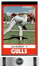 Jim Dorsey 1980 TCMA Salt Lake City Gulls #16 California Angels