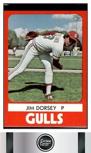 Jim Dorsey 1980 TCMA Salt Lake City Gulls #16 California Angels