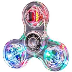 Luminous LED light Spinner Hand Top Spinners Glow in Dark Light EDC Figet Spi-vm - Picture 1 of 12