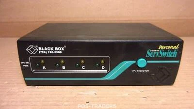 Black Box SW626A-R3 Personal ServSwitch 4-Port KVM Computer Switch EXCL PSU - Bild 1 von 3