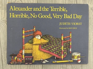 Alexander and the Terrible Horrible No Good Very Bad Day 1972 First Edition Book - Picture 1 of 13