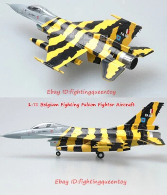 1:72 F-16A Easy Model Belgium Fighting Falcon Fighter Aircraft Tiger Meet Finish - Image 1 of 4