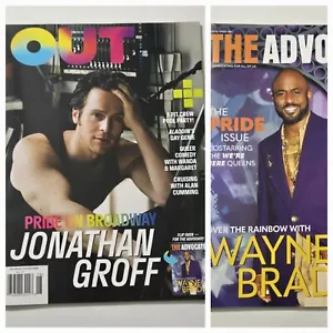 Jonathan Groff Out Magazine May Jun 2024 The Advocate Wayne Brady Pride Month - Picture 1 of 7