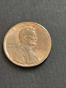 Lincoln Cent 1989 error de grieta  - Imagen 1 de 4