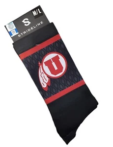 Utah Utes Socks Premium Strideline NCAA Licensed Athletic Wear - Picture 1 of 3