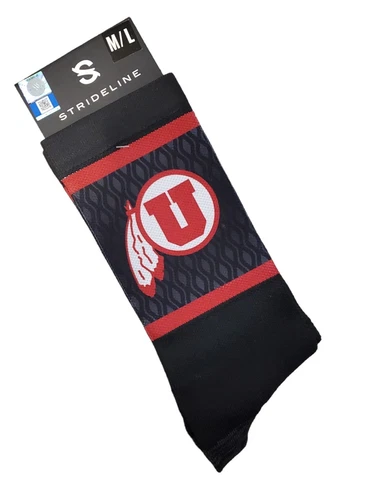 Utah Utes Socks Premium Strideline NCAA Licensed Athletic Wear Cover
