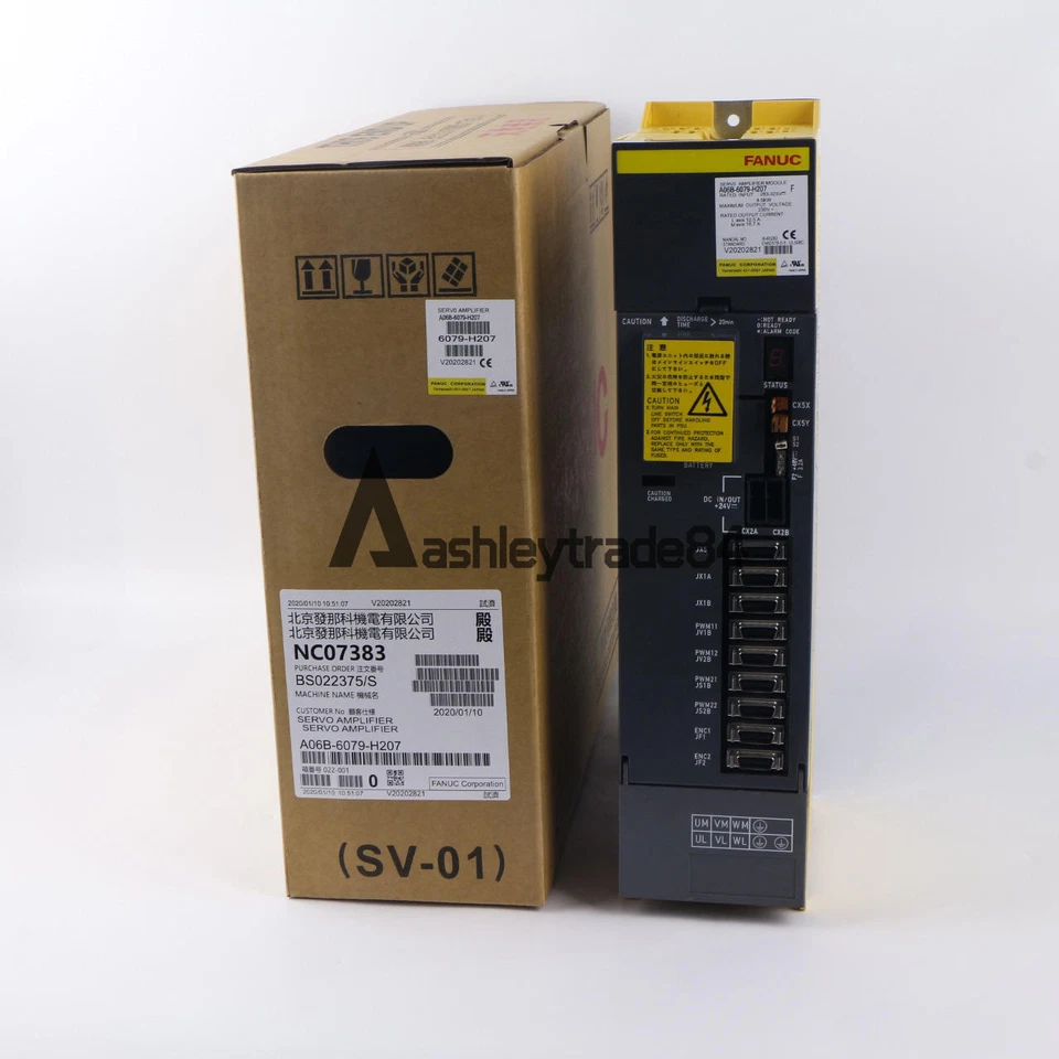 Nuevo amplificador de servoaccionamiento Fanuc 1 pieza A06B-6079-H207 A06B6079H207 Foto 1 de 4