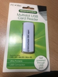 Signalex PC MAC Multislot USB Card Reader - NEW & SEALED - Picture 1 of 1