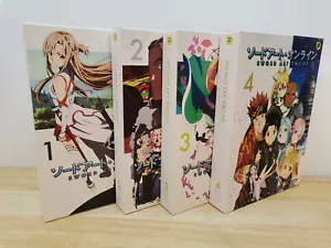 DVD Serie - Swort Art Online - Staffel 1 - 4 Boxen - Foto 1 di 2