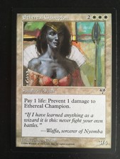 1x Ethereal Champion Mirage Ed. MTG Magic The Gathering LP/MP Cond English