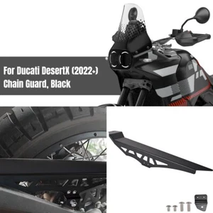 Chain Guard Extender Mudguard Cover Panel Aluminium For Ducati DesertX 2022+ CT - Picture 1 of 11