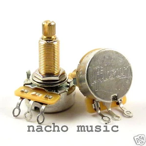 1X Gibson 500K Long Shaft Pot / Potentiometer PPAT-500 - Picture 1 of 1