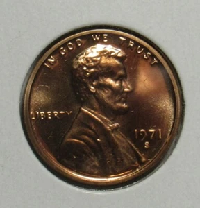 1971 Proof Lincoln Memorial Cent - Picture 1 of 2