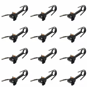 12pcs* ModelS Couplers HO scale 1:87 Model Train Knuckle Spring Coupler CoupliqV - Picture 1 of 8