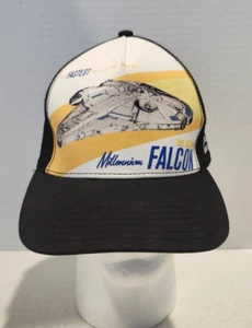 Gorra de béisbol Star Wars Millennium Falcon envío más rápido de la galaxia ajuste flexible - Imagen 1 de 6