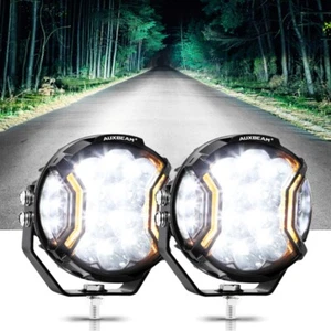 AUXBEAM 5" inch LED Pods Work Light DRL Spot Beam Driving Fog Offroad SUV Truck - Picture 1 of 12
