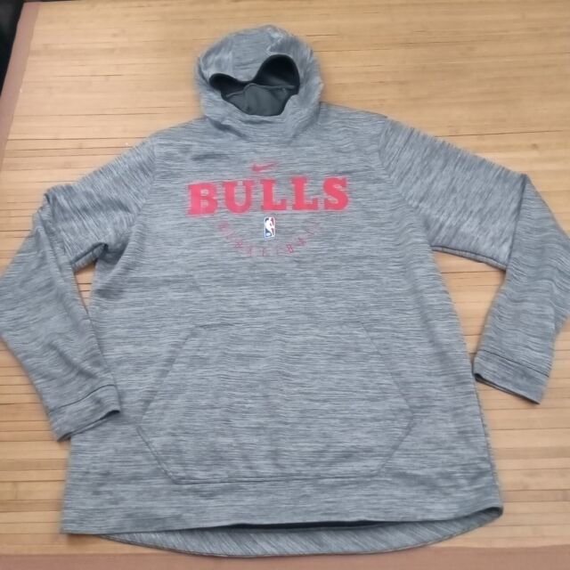 Youth Chicago Bulls Nike Red Logo Spotlight Performance Pullover Hoodie