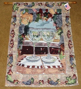 Wine Country The Vineyard Grapes Tapestry Wall Hanging ~ Artist, Anne Ormsby - Picture 1 of 1