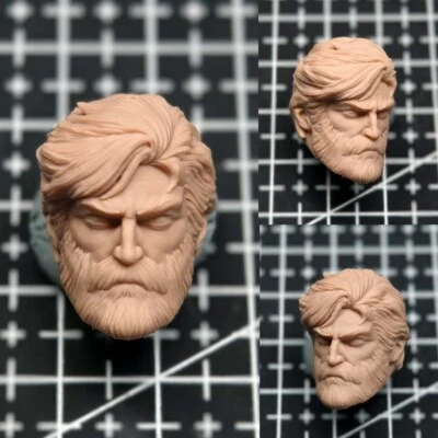 Unpainted 1/18 Knight Man Head Sculpt For 3.75" Action Figure Acid Rian Joytoy - Изображение 1 из 2