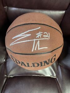 Evan Turner signed Spalding NBA Basketball Portland Trailblazers/Celtics Beckett