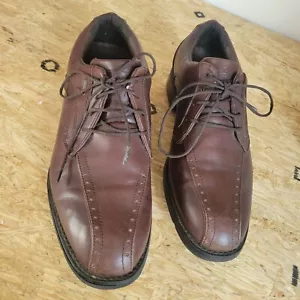 Callaway Leather Golf Shoes Mens Size 10.5 Brown Lace Up - Picture 1 of 14