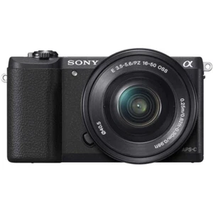 Excellent Sony a5100 Alpha Mirrorless Lens Camera Black E 16-50mm ILCE-5100L SLR - Picture 1 of 5