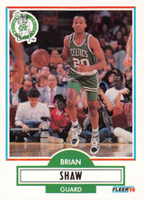 1990-91 Fleer Update Basketball Brian Shaw #U-9 NM/MT CONDITION BOSTON CELTICS