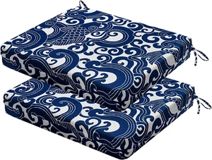 Outdoor Chair Cushions Set of 2, 18.5 X 16 Inch Patio Chair Cushions for Outdoor - Picture 1 of 7