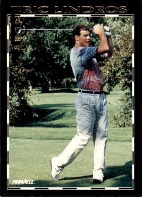 Pinnacle Eric Lindros 1992-93 jugando al golf #26 Foto 1 de 2