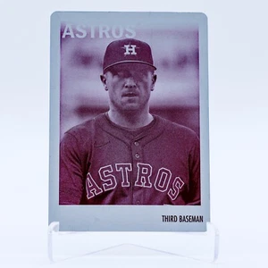 2024 Topps Archives Alex Bregman piastra di stampa magenta #115 - Foto 1 di 2