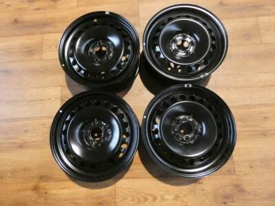 4x Mercedes Stahlfelgen X156 GLA bis 2019 6,5Jx17 ET38 A1564000000 schwarz - Bild 1 von 4