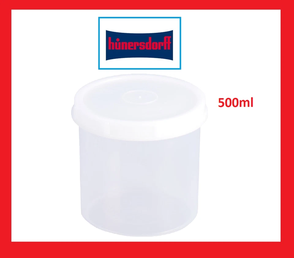 Hünersdorff Dose 500 ml mit Schraubdeckel rund natur H100xD104mm - Bild 1 von 1