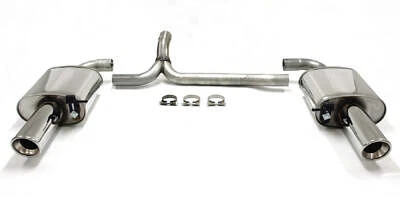 Silenciadores traseros de escape Jetex Performance punta de 100 mm para Volvo V70 III XC70 T6 AWD - Imagen 1 de 2